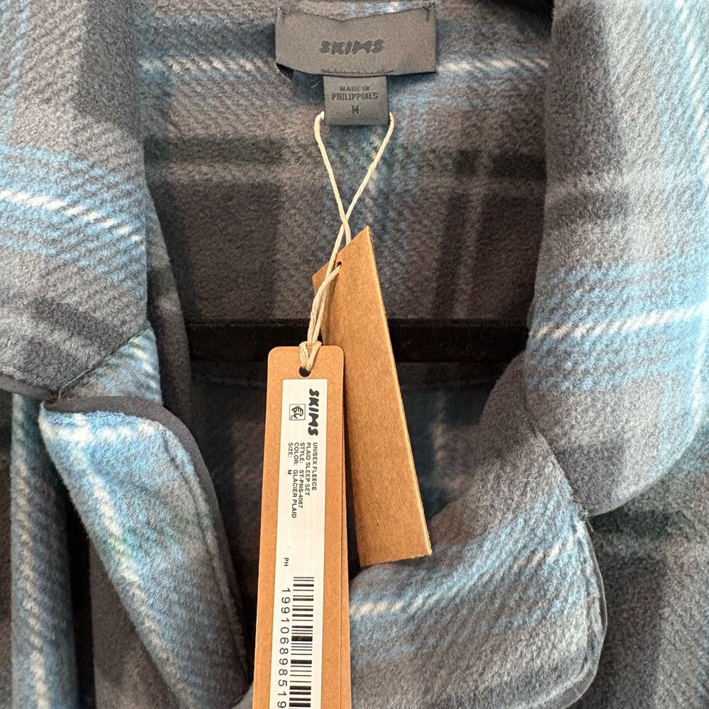 NWT Skims Unisex Fleece Plaid Sleep Set - Picture 3 of 7